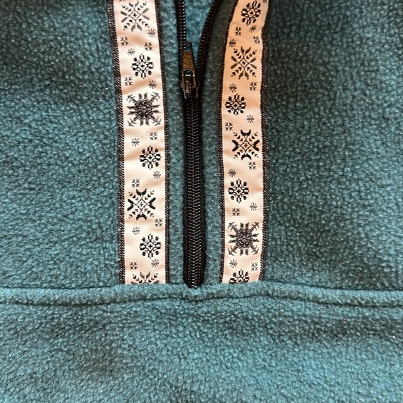 Vtg Performance Outfitters 1/4 zip ski fleece pullover - Picture 3 of 4